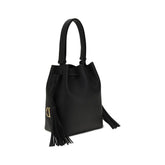 Valentino Garavani Black Leather Shoulder Bag
